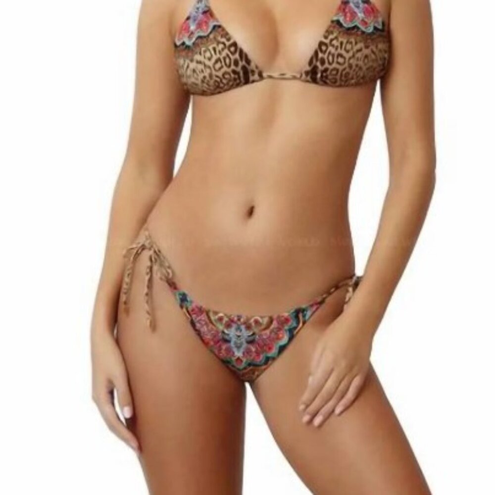 Pilyq Raj Embroidered Tie Teeny Bottom